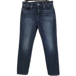 Lucky Brand ~Woman Size 8/29~ Blue AVA CROP Jeans Pockets, Logo.